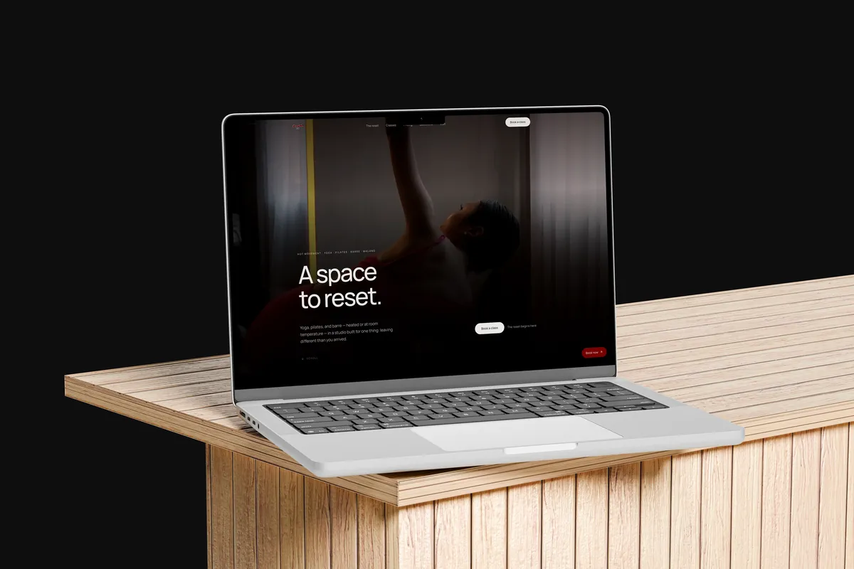 Room36 Pilates Studio #f3c73e — cover