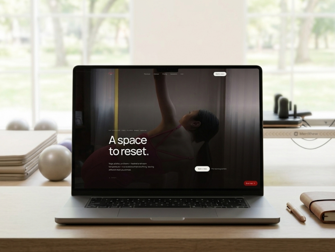 Room36 Pilates Studio #f3c73e — cover